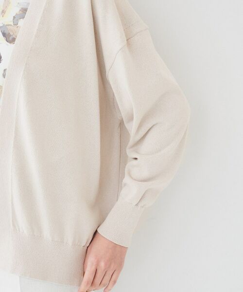 UNTITLED / アンタイトル カーディガン・ボレロ | 【体型カバー/通勤/冷房対策】釦レスカーディガン | 詳細22