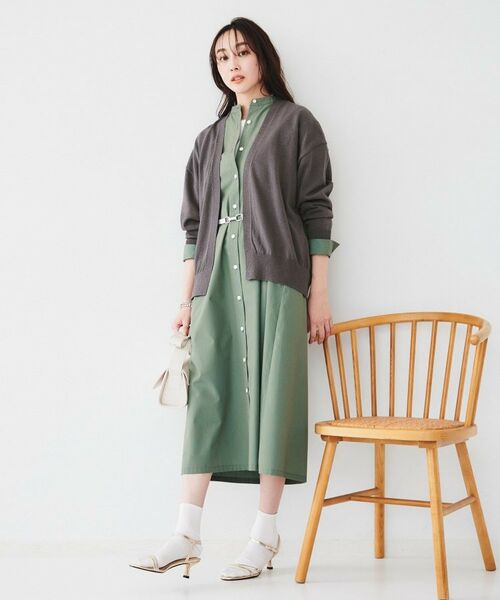 UNTITLED / アンタイトル カーディガン・ボレロ | 【体型カバー/通勤/冷房対策】釦レスカーディガン | 詳細7