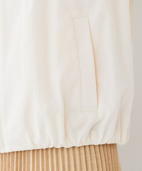 UNTITLED / アンタイトル レザーブルゾン・ジャケット | 【春の軽羽織り】ボリューム袖 ノーカラーブルゾン | 詳細19