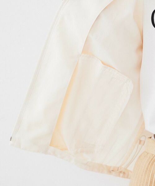 UNTITLED / アンタイトル レザーブルゾン・ジャケット | 【春の軽羽織り】ボリューム袖 ノーカラーブルゾン | 詳細5