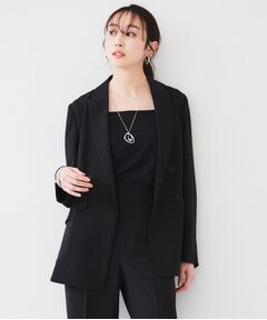 UNTITLED / アンタイトル テーラードジャケット | 【セットアップ可能】ライトウェイト ダブルブレストジャケット