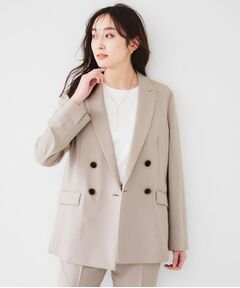 UNTITLED / アンタイトル テーラードジャケット | 【セットアップ可能】ライトウェイト ダブルブレストジャケット