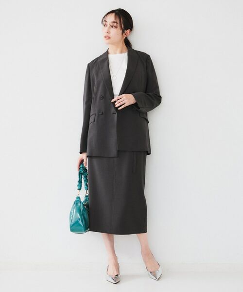 UNTITLED / アンタイトル テーラードジャケット | 【セットアップ可能】ライトウェイト ダブルブレストジャケット | 詳細3