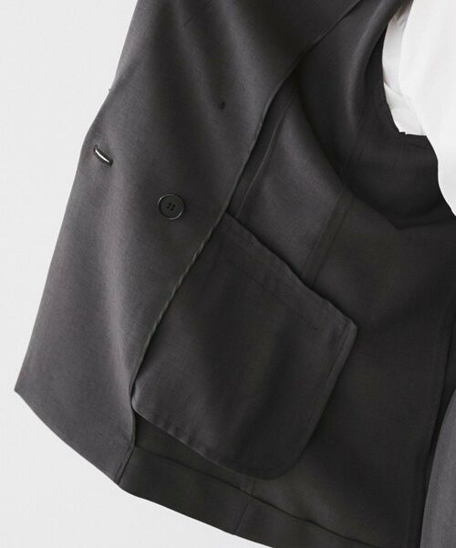 ⭐️ブラック ダブルブレストジャケット⭐️タイムセール ニット ダブルブレストジャケット - ブラック | ZARA Japan / 日本