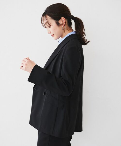 UNTITLED / アンタイトル テーラードジャケット | 【セットアップ可能】ライトウェイト ダブルブレストジャケット | 詳細7