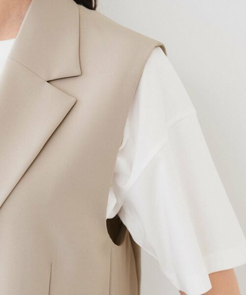 UNTITLED / アンタイトル ベスト | 【接触冷感/UV/セットアップ可能】ライトウェイト テーラードジレ | 詳細19