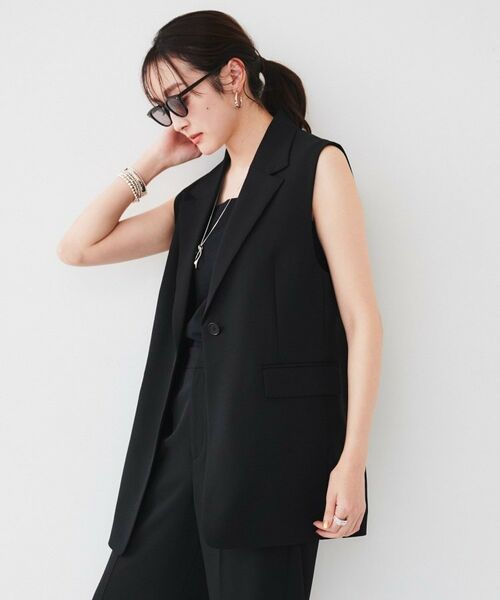 UNTITLED / アンタイトル ベスト | 【接触冷感/UV/セットアップ可能】ライトウェイト テーラードジレ | 詳細6