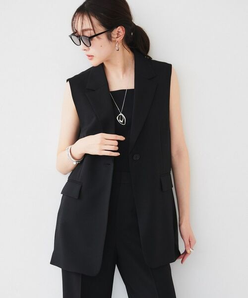 UNTITLED / アンタイトル ベスト | 【接触冷感/UV/セットアップ可能】ライトウェイト テーラードジレ | 詳細7