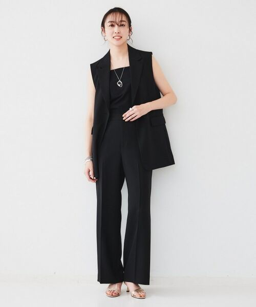 UNTITLED / アンタイトル ベスト | 【接触冷感/UV/セットアップ可能】ライトウェイト テーラードジレ | 詳細8