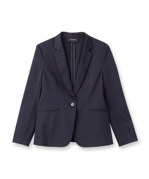UNTITLED / アンタイトル テーラードジャケット | 【通勤スーツ】コットン混ジャージ テーラードジャケット | 詳細1