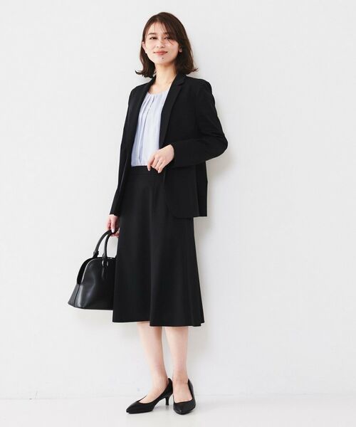 UNTITLED / アンタイトル テーラードジャケット | 【通勤スーツ】コットン混ジャージ テーラードジャケット | 詳細10