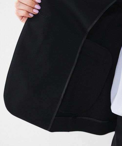 UNTITLED / アンタイトル テーラードジャケット | 【通勤スーツ】コットン混ジャージ テーラードジャケット | 詳細12