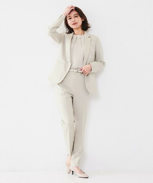 UNTITLED / アンタイトル テーラードジャケット | 【通勤スーツ】コットン混ジャージ テーラードジャケット | 詳細17