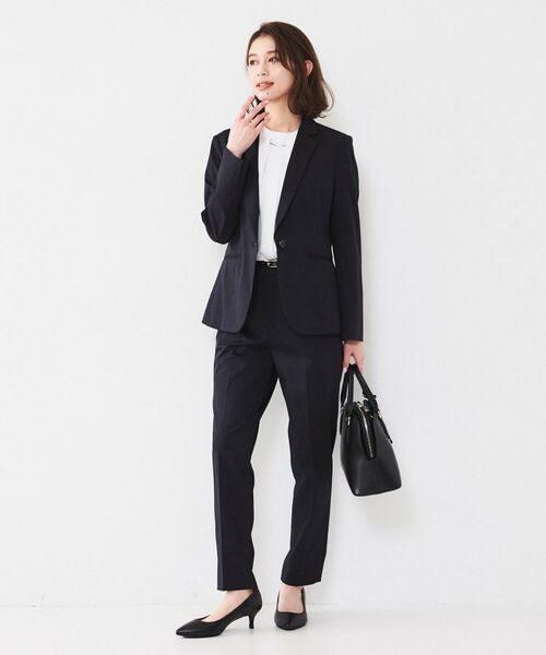 UNTITLED / アンタイトル テーラードジャケット | 【通勤スーツ】コットン混ジャージ テーラードジャケット | 詳細22