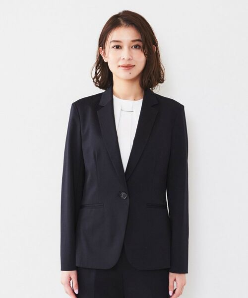 UNTITLED / アンタイトル テーラードジャケット | 【通勤スーツ】コットン混ジャージ テーラードジャケット | 詳細26