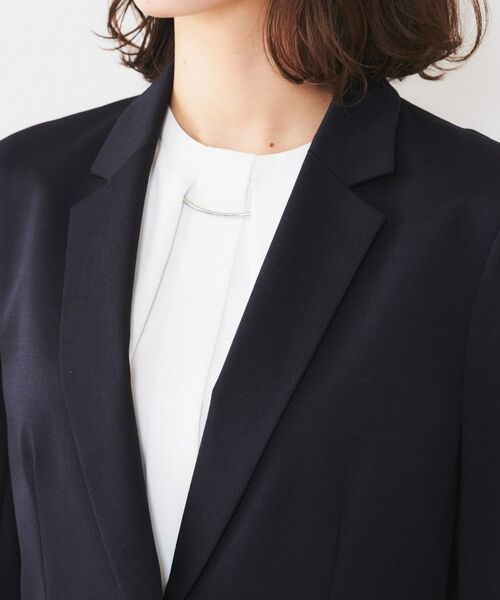 UNTITLED / アンタイトル テーラードジャケット | 【通勤スーツ】コットン混ジャージ テーラードジャケット | 詳細29