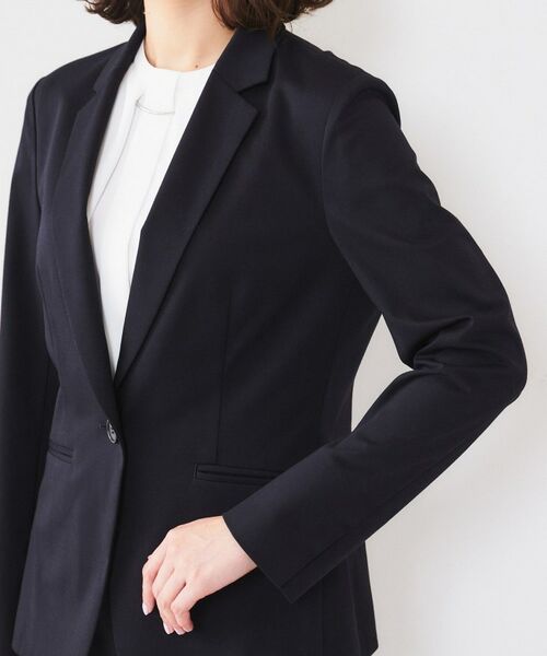 UNTITLED / アンタイトル テーラードジャケット | 【通勤スーツ】コットン混ジャージ テーラードジャケット | 詳細30