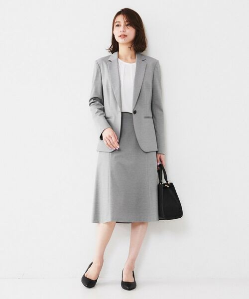 UNTITLED / アンタイトル テーラードジャケット | 【通勤スーツ】コットン混ジャージ テーラードジャケット | 詳細4