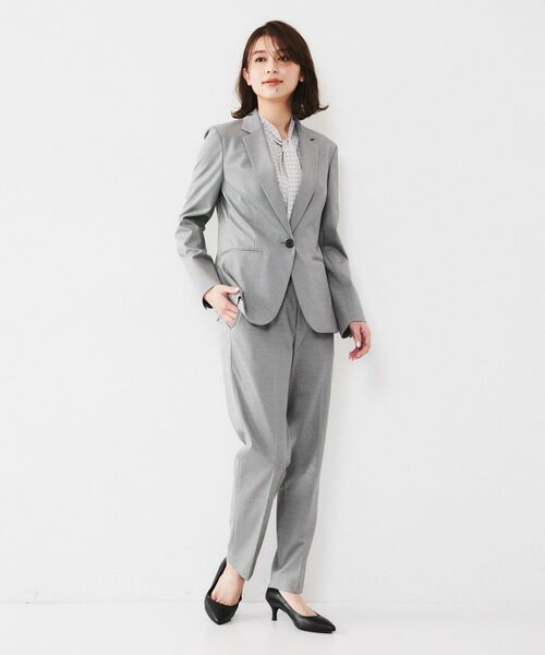 UNTITLED / アンタイトル テーラードジャケット | 【通勤スーツ】コットン混ジャージ テーラードジャケット | 詳細5