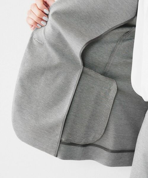 UNTITLED / アンタイトル テーラードジャケット | 【通勤スーツ】コットン混ジャージ テーラードジャケット | 詳細6