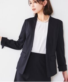 ［美品］アンタイトル　黒ノーカラージャケット UNTITLED / アンタイトル ノーカラージャケット（条件：新入荷