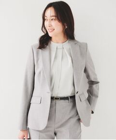 UNTITLED / アンタイトル テーラードジャケット | 【セットアップ可能】リネンライク テーラードジャケット
