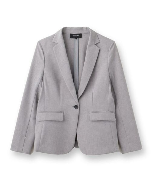 UNTITLED / アンタイトル テーラードジャケット | 【セットアップ可能】リネンライク テーラードジャケット | 詳細1