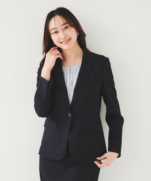 UNTITLED / アンタイトル テーラードジャケット | 【セットアップ可能】リネンライク テーラードジャケット | 詳細15