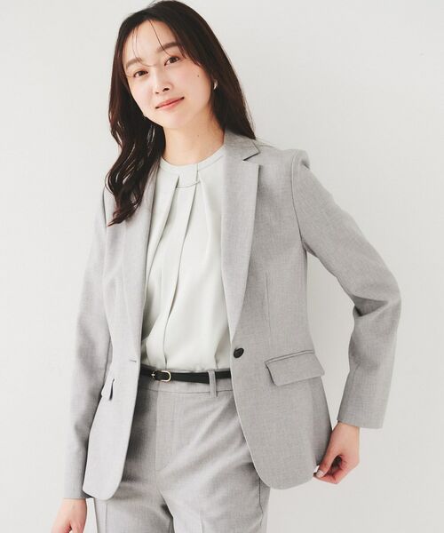UNTITLED / アンタイトル テーラードジャケット | 【セットアップ可能】リネンライク テーラードジャケット | 詳細2