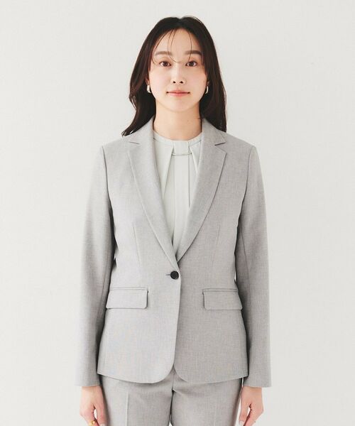 UNTITLED / アンタイトル テーラードジャケット | 【セットアップ可能】リネンライク テーラードジャケット | 詳細21