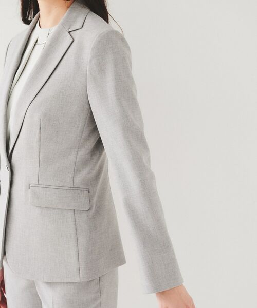 UNTITLED / アンタイトル テーラードジャケット | 【セットアップ可能】リネンライク テーラードジャケット | 詳細25