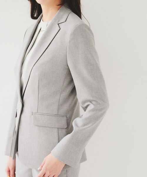UNTITLED / アンタイトル テーラードジャケット | 【セットアップ可能】リネンライク テーラードジャケット | 詳細26