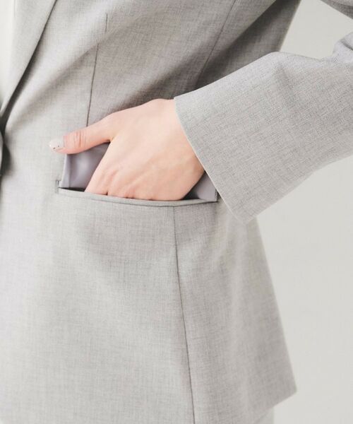 UNTITLED / アンタイトル テーラードジャケット | 【セットアップ可能】リネンライク テーラードジャケット | 詳細29