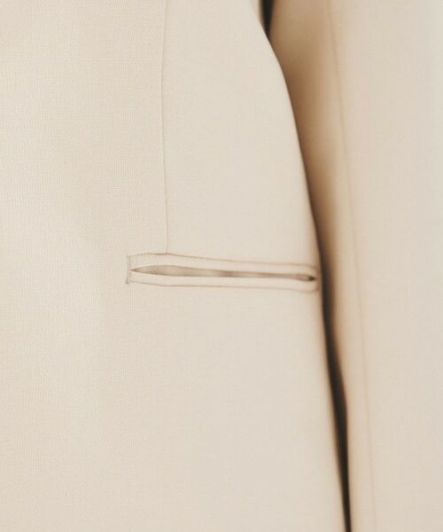 UNTITLED / アンタイトル ノーカラージャケット | 【セットアップ可能】リネンライク カラーレスジャケット | 詳細11