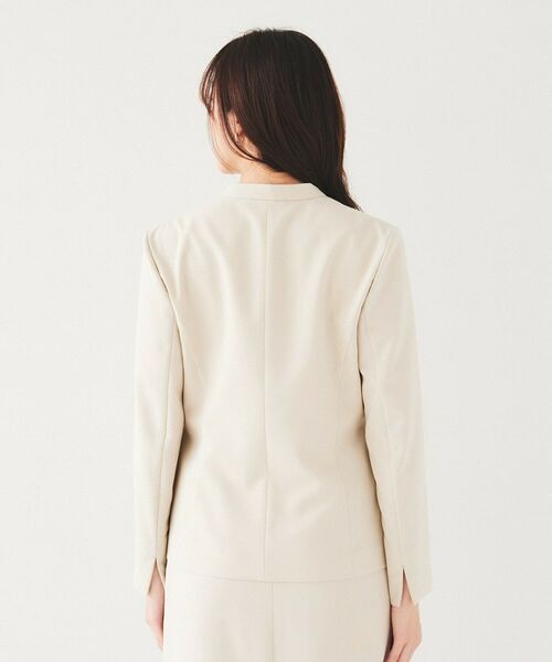 UNTITLED / アンタイトル ノーカラージャケット | 【セットアップ可能】リネンライク カラーレスジャケット | 詳細19