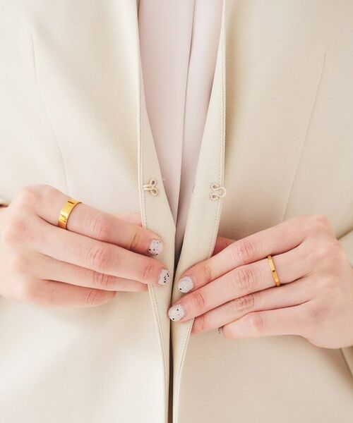 UNTITLED / アンタイトル ノーカラージャケット | 【セットアップ可能】リネンライク カラーレスジャケット | 詳細22