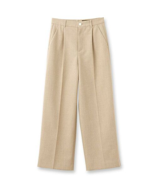 UNTITLED / アンタイトル パンツ | 【セットアップ可能】リネンライクキャンバス ワイドパンツ | 詳細1
