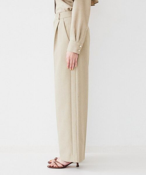 UNTITLED / アンタイトル パンツ | 【セットアップ可能】リネンライクキャンバス ワイドパンツ | 詳細14
