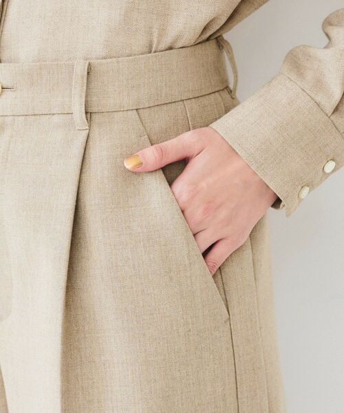 UNTITLED / アンタイトル パンツ | 【セットアップ可能】リネンライクキャンバス ワイドパンツ | 詳細17
