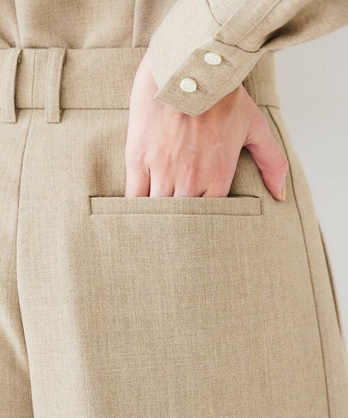 UNTITLED / アンタイトル パンツ | 【セットアップ可能】リネンライクキャンバス ワイドパンツ | 詳細18