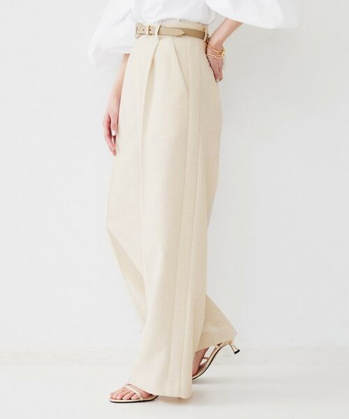 UNTITLED / アンタイトル パンツ | 【セットアップ可能】リネンライクキャンバス ワイドパンツ | 詳細3