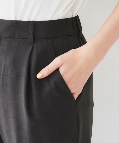 UNTITLED / アンタイトル パンツ | 【接触冷感/UV/セットアップ可能】ライトウェイト タックテーパードパンツ | 詳細20