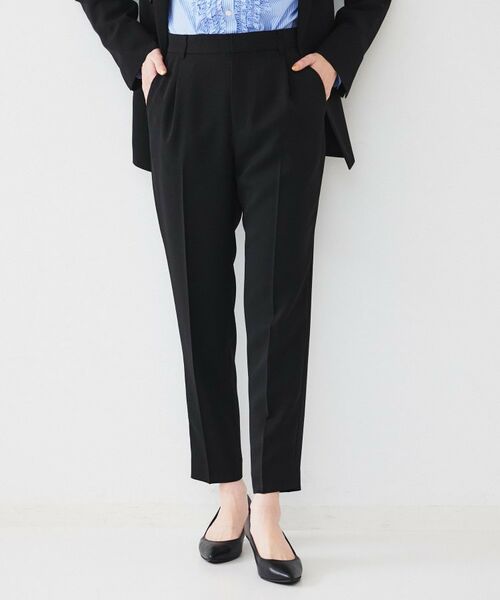 UNTITLED / アンタイトル パンツ | 【接触冷感/UV/セットアップ可能】ライトウェイト タックテーパードパンツ | 詳細7