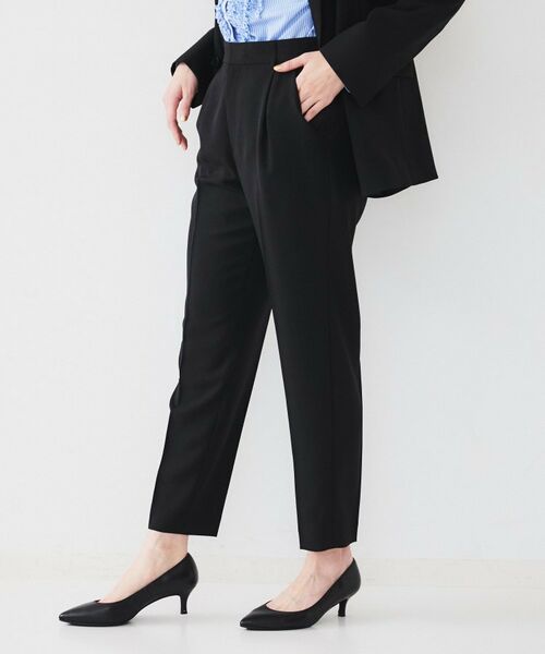 UNTITLED / アンタイトル パンツ | 【接触冷感/UV/セットアップ可能】ライトウェイト タックテーパードパンツ | 詳細8