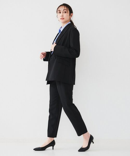 UNTITLED / アンタイトル パンツ | 【接触冷感/UV/セットアップ可能】ライトウェイト タックテーパードパンツ | 詳細9