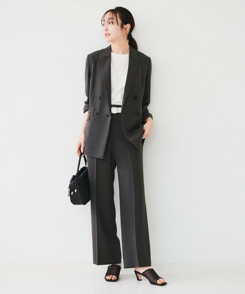 UNTITLED / アンタイトル パンツ | 【接触冷感/UV/セットアップ可能】ライトウェイト ワイドパンツ | 詳細5