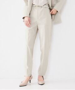 UNTITLED / アンタイトル パンツ | 【通勤スーツ】コットン混ジャージ テーパードパンツ