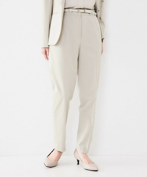 UNTITLED / アンタイトル パンツ | 【通勤スーツ】コットン混ジャージ テーパードパンツ | 詳細11