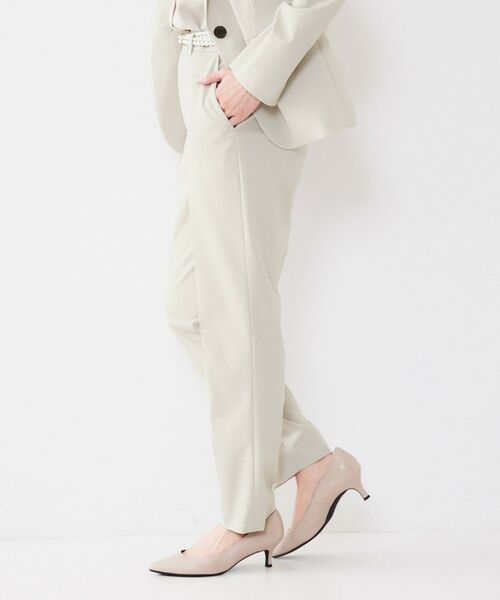 UNTITLED / アンタイトル パンツ | 【通勤スーツ】コットン混ジャージ テーパードパンツ | 詳細12