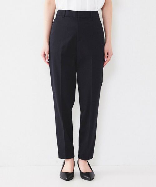 UNTITLED / アンタイトル パンツ | 【通勤スーツ】コットン混ジャージ テーパードパンツ | 詳細21